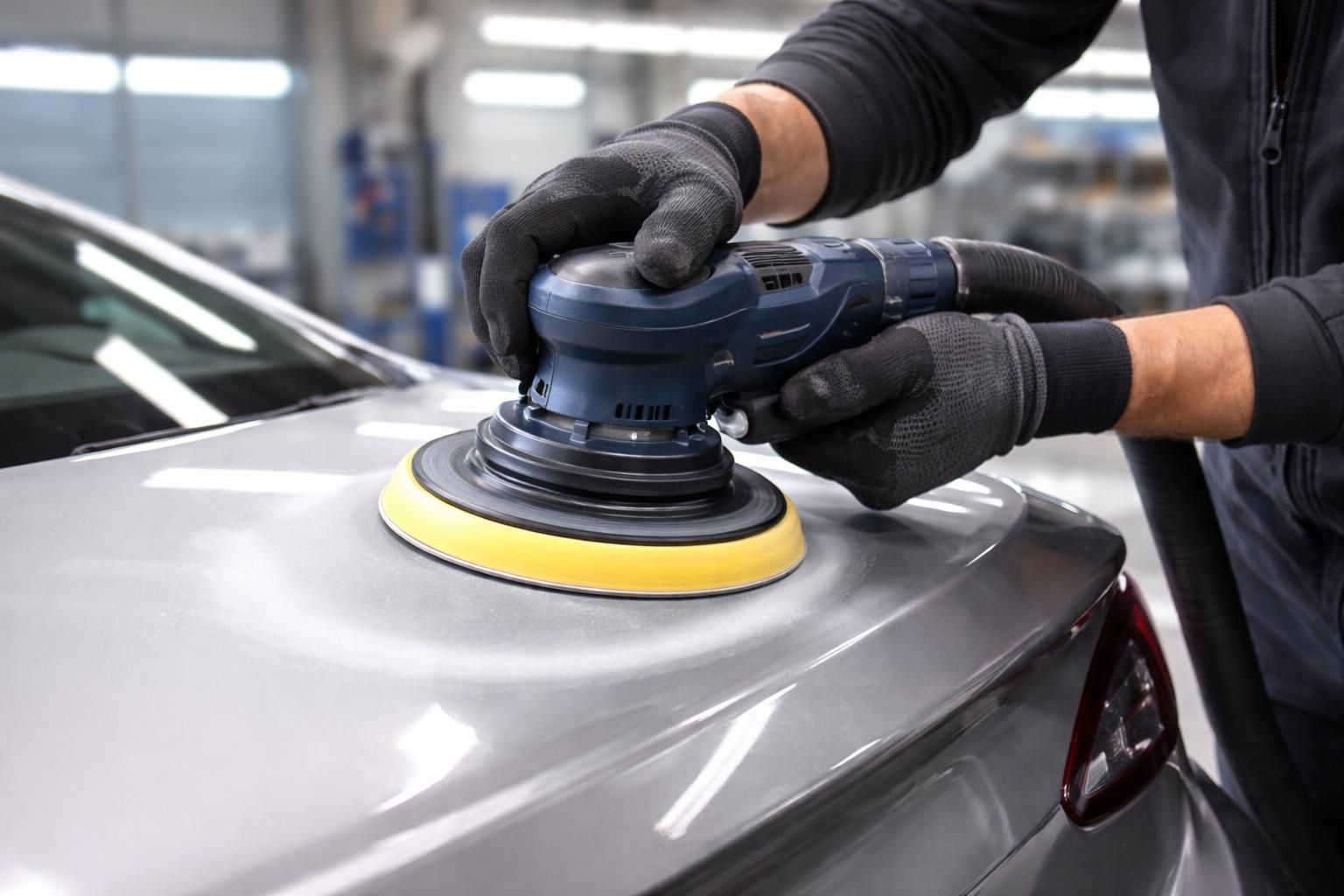 découvrez les avantages de la ponceuse excentrique 150 avec grand plateau, idéale pour la carrosserie des véhicules, offrant une finition professionnelle et un ponçage efficace.