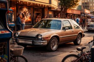 découvrez l'impact de l'acm pacer hatchback dans la culture populaire à travers ses apparitions emblématiques dans les films et les séries télévisées.